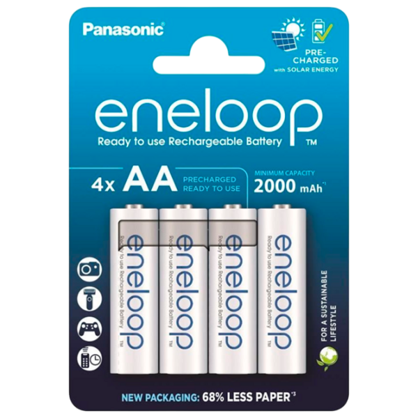 Acumulator Panasonic Eneloop  1.2 V / 4 buc. photo 1