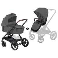 Cărucior pentru copil Hauck Walk N Care Air Set 4007923165485/ Gray photo 6