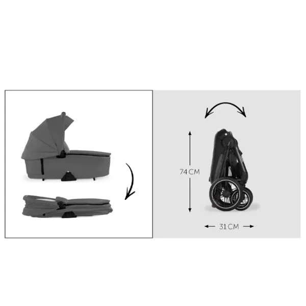 Детская коляска Hauck Walk N Care Air Set 4007923165485/ Серый photo 7