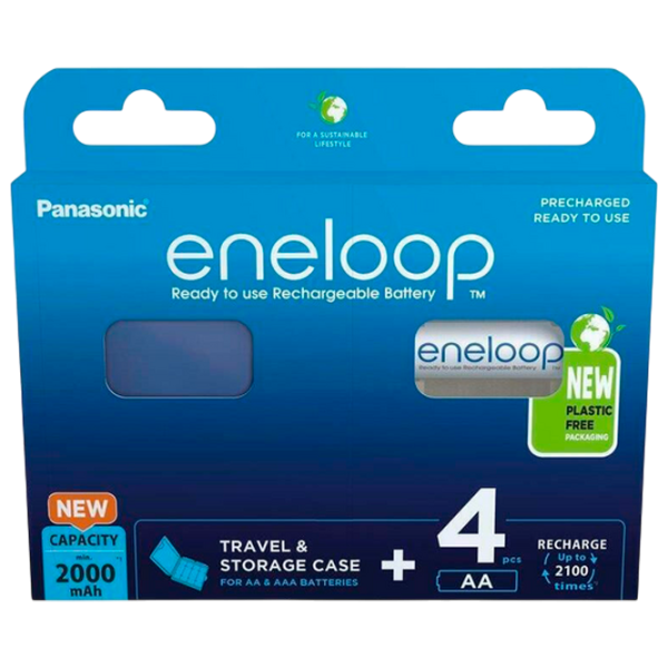 Аккумулятор Panasonic Eneloop  1.2 В / 4 шт. photo 1 Аккумулятор Panasonic Eneloop  1.2 В / 4 шт. photo 1