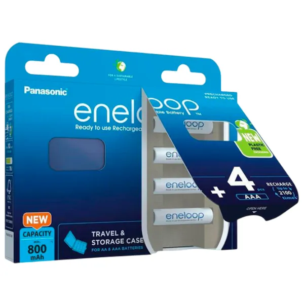 Аккумулятор Panasonic Eneloop  1.2 В / 4 шт. photo 3 Аккумулятор Panasonic Eneloop  1.2 В / 4 шт. photo 3