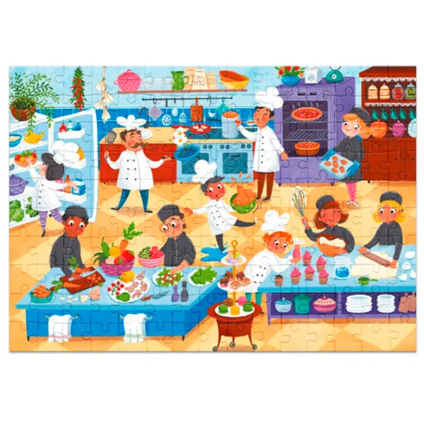 Puzzle DoDo Micul bucătar 2+/ Numărul de piese: 150 photo 2