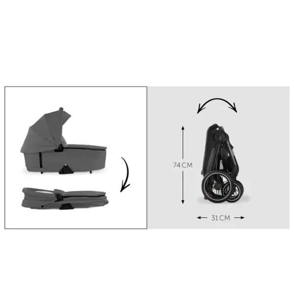 Детская коляска Hauck Walk N Care Air Set 4007923165492/ Оливковый photo 8