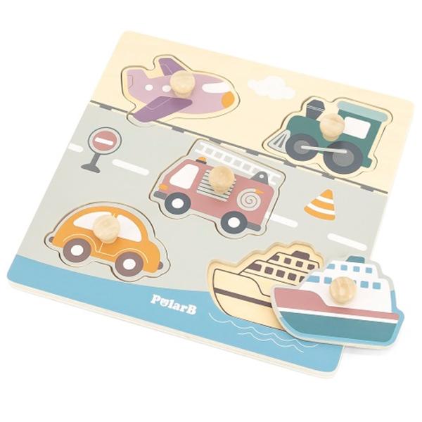 Puzzle Polar B Транспорт 1+/ Количество деталей: 5 photo 2
