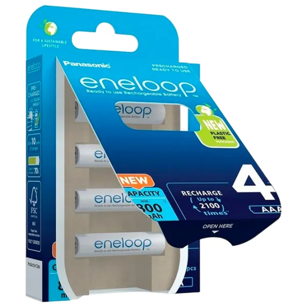 Аккумулятор Panasonic Eneloop  1.2 В / 4 шт. photo 3