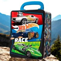 Container pentru mașini Mattel Hot Wheels HWCC2-23K / / Green Black photo 3