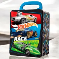 Container pentru mașini Mattel Hot Wheels HWCC2-23K / / Green Black photo 5