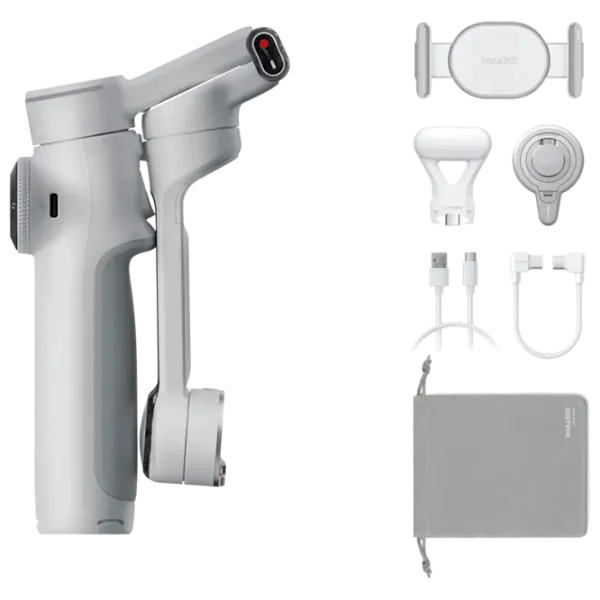 Stabilizator Insta360 Flow 2 Pro Creator Kit Bluetooth / Gray photo 7