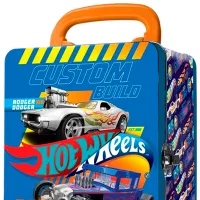 Container pentru mașini Mattel Hot Wheels HWCC2-23B / / Gray Blue photo 2
