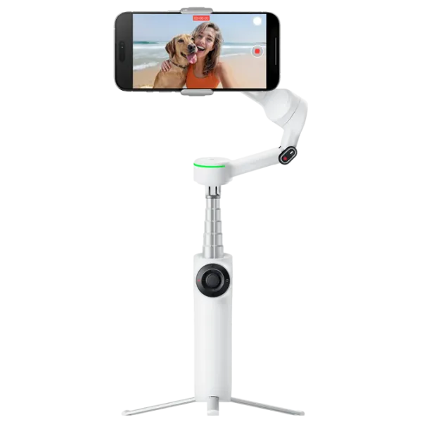 Stabilizator Insta360 Flow 2 Pro Creator Kit Bluetooth / White photo 2