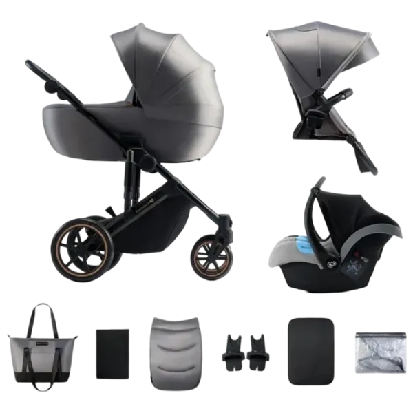 Cărucior pentru copil KinderKraft Prime 2 Mink Pro 3in1 5902533923939/ Gray photo 5