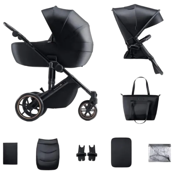 Cărucior pentru copil KinderKraft Prime 2 2 in 1 5902533922895/ Black photo 6