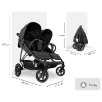 Cărucior pentru copil Hauck Uptown Duo 4007923512180/ Black photo 9