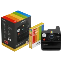 Фотоаппарат моментальной печати Polaroid Now+ Generation 3 + Color Film Bundle  / Черный