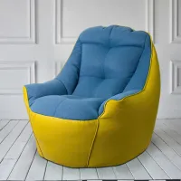 Fotoliu Bean Bag BB BM5857 XL Sintepon / Poliester / Yellow photo 4