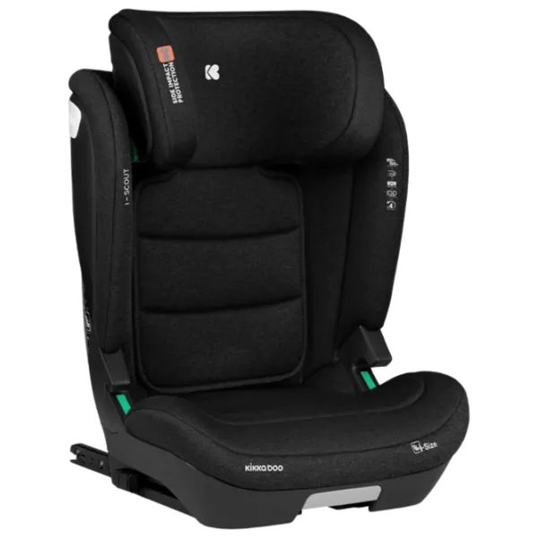 Scaun auto Kikka Boo i-Scout i-SIZE  3.5 ani - 12 ani / 36 kg / Black photo 1 Scaun auto Kikka Boo i-Scout i-SIZE  3.5 ani - 12 ani / 36 kg / Black photo 1