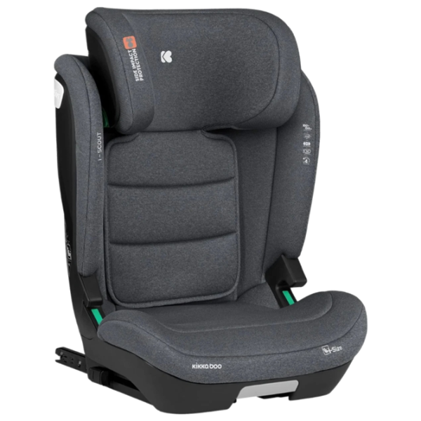Scaun auto Kikka Boo i-Scout i-SIZE  3.5 ani - 12 ani / 36 kg / Dark Gray photo 1 Scaun auto Kikka Boo i-Scout i-SIZE  3.5 ani - 12 ani / 36 kg / Dark Gray photo 1