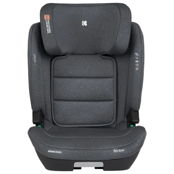 Scaun auto Kikka Boo i-Scout i-SIZE  3.5 ani - 12 ani / 36 kg / Dark Gray photo 2 Scaun auto Kikka Boo i-Scout i-SIZE  3.5 ani - 12 ani / 36 kg / Dark Gray photo 2