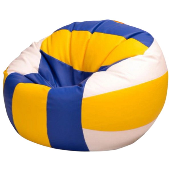 Fotoliu Bean Bag BB BM0546 XL Piele artificială / Polistiren expandat / Yellow photo 1