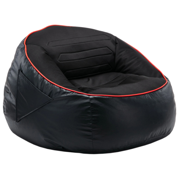 Fotoliu Bean Bag BB Rocket XL Piele artificială / Polistiren expandat / Black photo 1