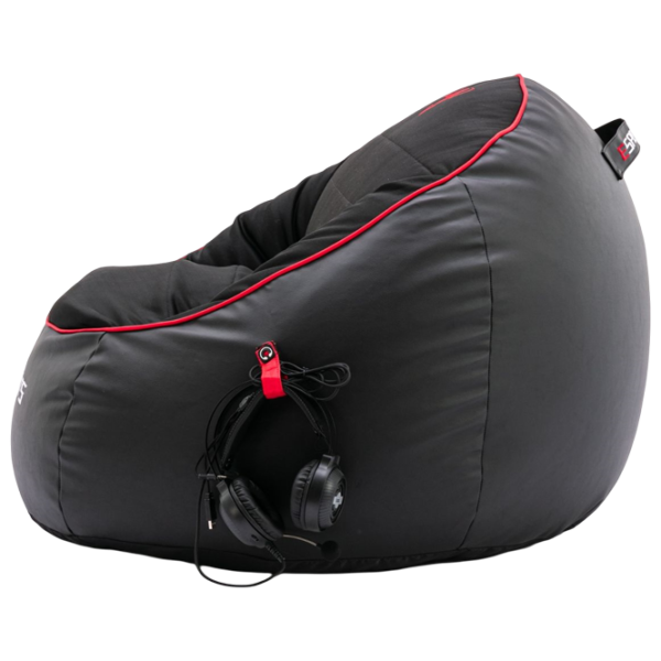Fotoliu Bean Bag BB Rocket XL Piele artificială / Polistiren expandat / Black photo 3