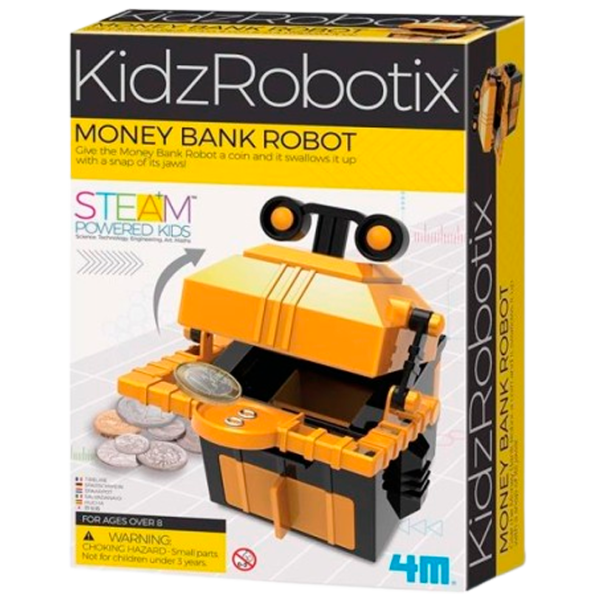 Jucărie interactivă 4M Robots KidzRobotix 00-03422 8+ / Multicolor Multicolor photo 1