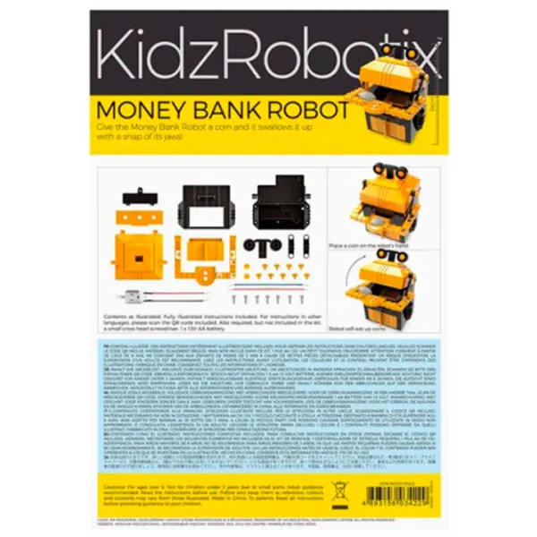 Jucărie interactivă 4M Robots KidzRobotix 00-03422 8+ / Multicolor Multicolor photo 2