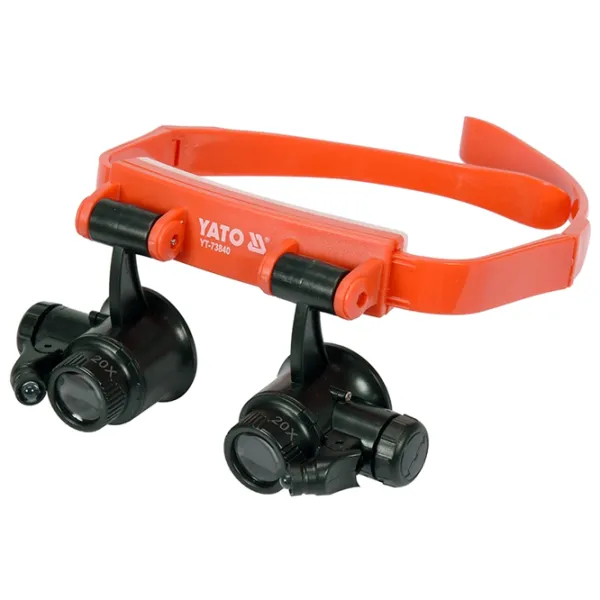 Ochelari cu lupă Yato YT73840   / Red photo 1