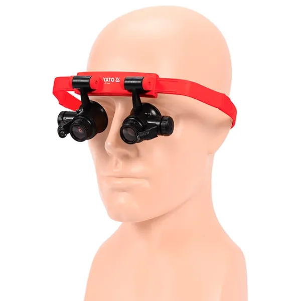 Ochelari cu lupă Yato YT73840   / Red photo 2