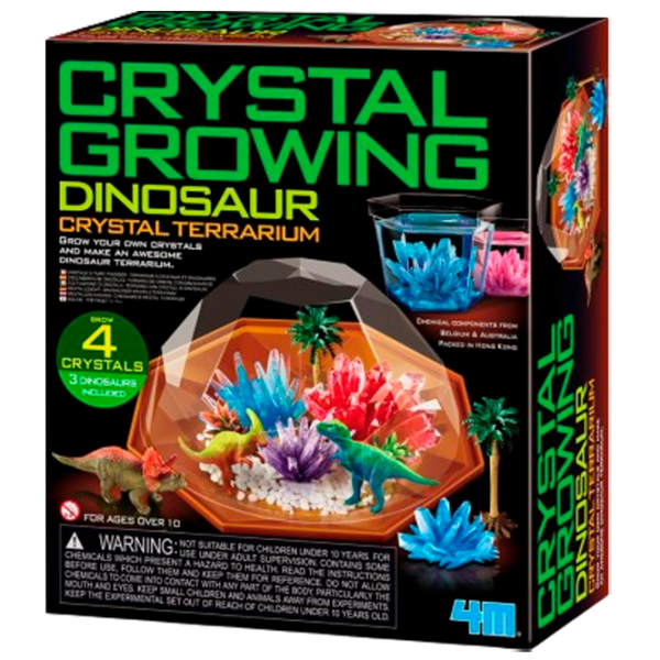 Jucărie interactivă 4M Terrarium Dino Crystal Terrarium 00-03926 10+ / Multicolor Multicolor photo 1