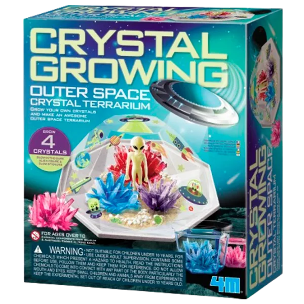 Jucărie interactivă 4M Terrarium Outer Space Crystal 00-03932 10+ / Multicolor Multicolor photo 1