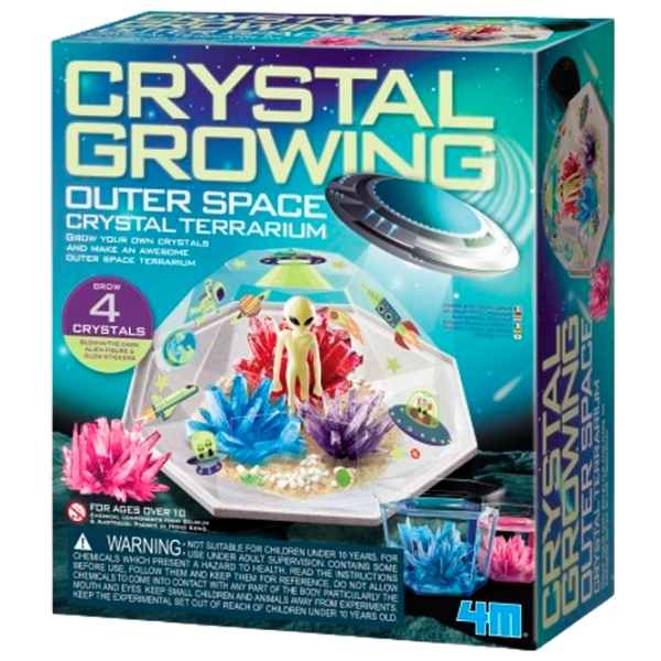 Jucărie interactivă 4M Terrarium Outer Space Crystal 00-03932 10+ / Multicolor Multicolor photo 1