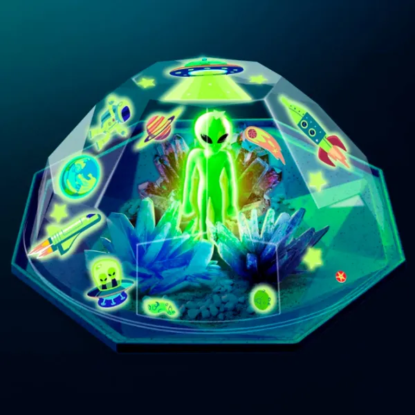 Jucărie interactivă 4M Terrarium Outer Space Crystal 00-03932 10+ / Multicolor Multicolor photo 3