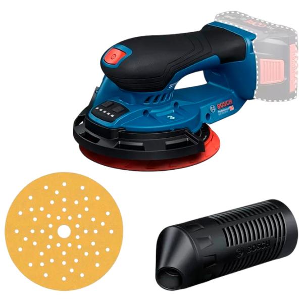 Șlefuitor Bosch EX 18V-150-3 Cu excentric / / Blue photo 3 Șlefuitor Bosch EX 18V-150-3 Cu excentric / / Blue photo 3