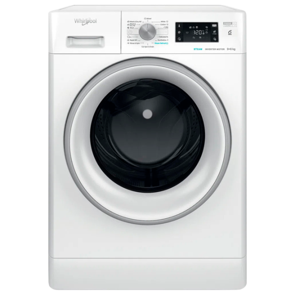 Стиральная машина с сушкой Whirlpool FFWDB 964369 SV EE 9 кг / 1400 об/мин / Белый photo 1