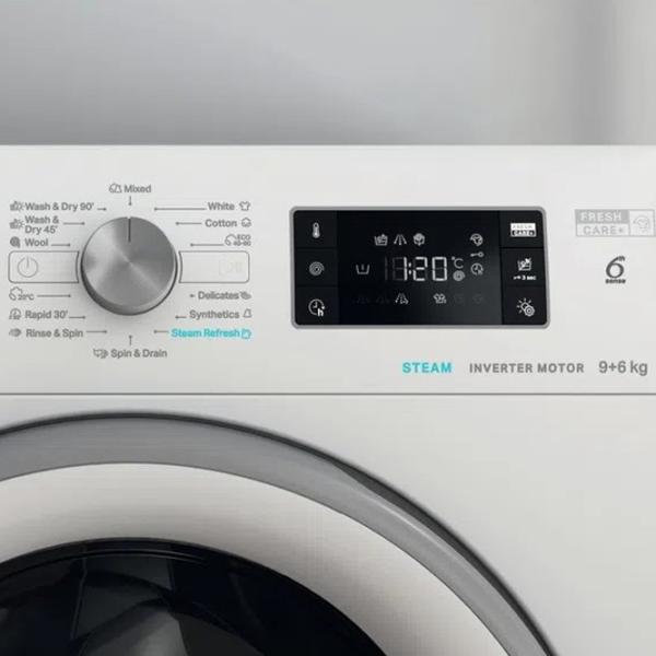 Стиральная машина с сушкой Whirlpool FFWDB 964369 SV EE 9 кг / 1400 об/мин / Белый photo 5
