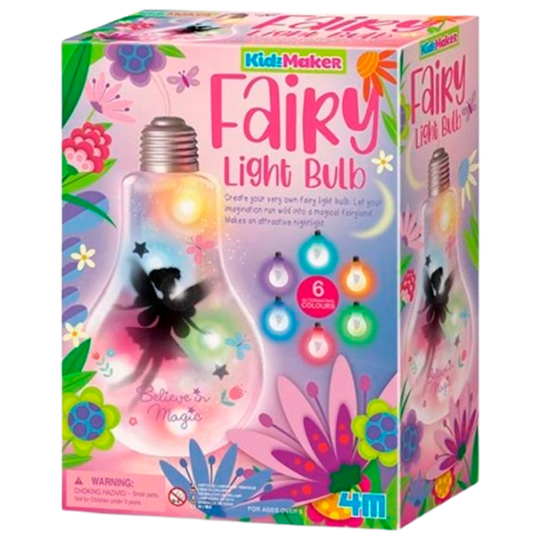 Jucărie interactivă 4M Fairy light bulb KidzMaker 00-04772 5+ / Multicolor Multicolor photo 1