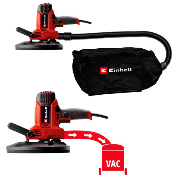 Șlefuitor Einhell TC-DWS 225 Pentru pereți / 1220 W / Red photo 3