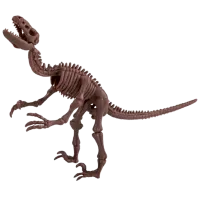 Jucărie interactivă 4M Dinozaur Velociraptor Skeleton 00-13234 8+ / Brown Brown