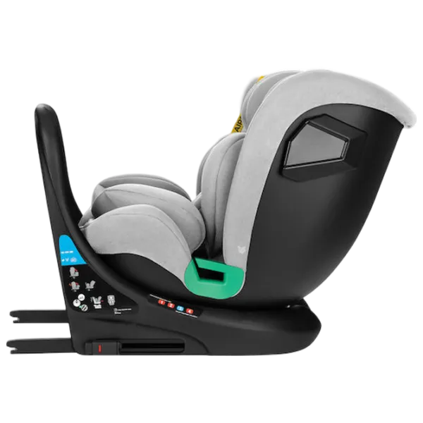 Scaun auto Kikka Boo i-Roll  0 luni - 12 ani / 36 kg / Gray photo 5 Scaun auto Kikka Boo i-Roll  0 luni - 12 ani / 36 kg / Gray photo 5