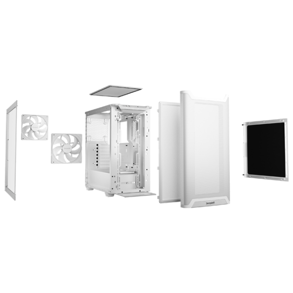Корпус Be quiet! Pure Base 501 Airflow Tempered Glass Mid Tower / Белый photo 7