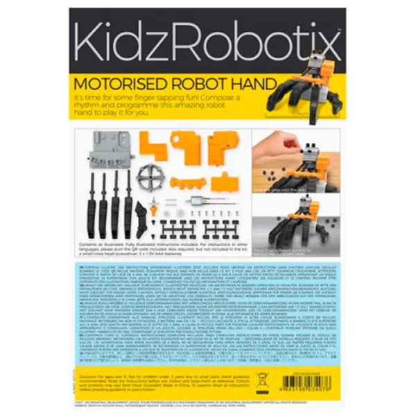 Jucărie interactivă 4M Robots Motorised Robot Hand 00-03407 8+ / Multicolor Multicolor photo 5