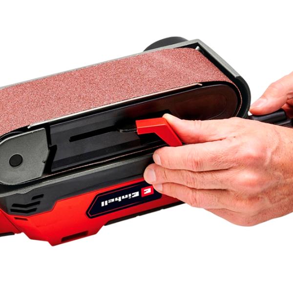 Șlefuitor Einhell TE-BS 850 E Cu bandă / 850 W / Red photo 2 Șlefuitor Einhell TE-BS 850 E Cu bandă / 850 W / Red photo 2