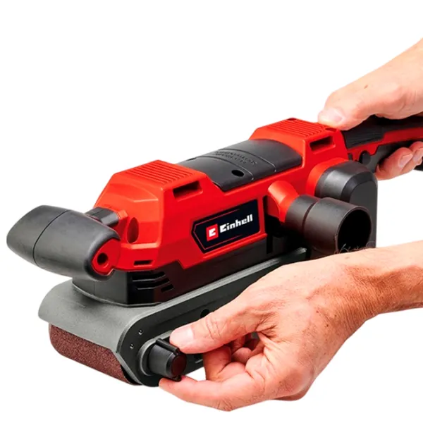 Șlefuitor Einhell TE-BS 850 E Cu bandă / 850 W / Red photo 3 Șlefuitor Einhell TE-BS 850 E Cu bandă / 850 W / Red photo 3