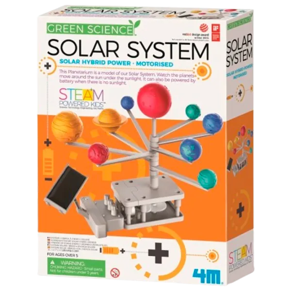 Jucărie interactivă 4M Solar System Green Science Solar System 00-03416 8+ / Multicolor Multicolor photo 1