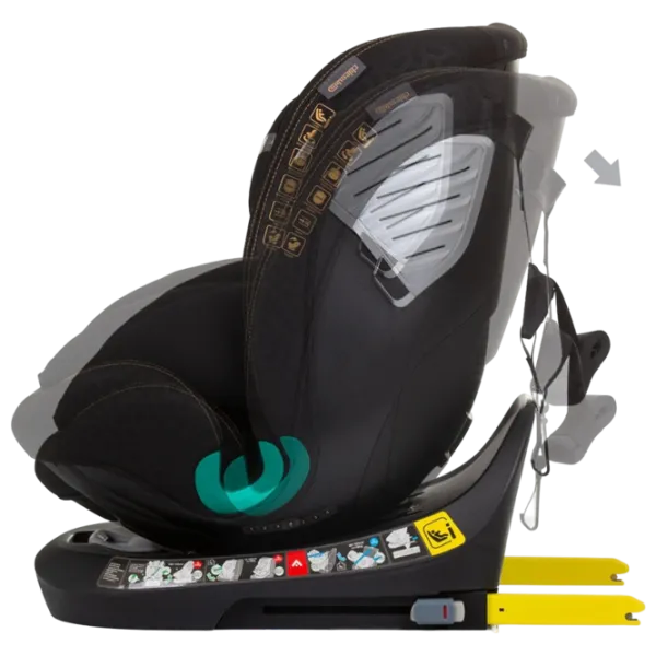 Детское автокресло Chipolino I-Size Supreme  0 месяцев - 12 лет / 36 кг / Черный photo 6