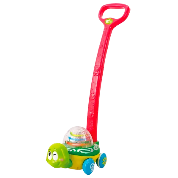 Интерактивная игрушка PlayGo String Art Push Along Flashing Turtle 00887103 1+ / Разноцветный Разноцветный photo 1