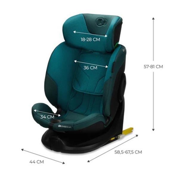 Scaun auto KinderKraft I-FIX  0 luni - 12 ani / 36 kg / Blue photo 8 Scaun auto KinderKraft I-FIX  0 luni - 12 ani / 36 kg / Blue photo 8