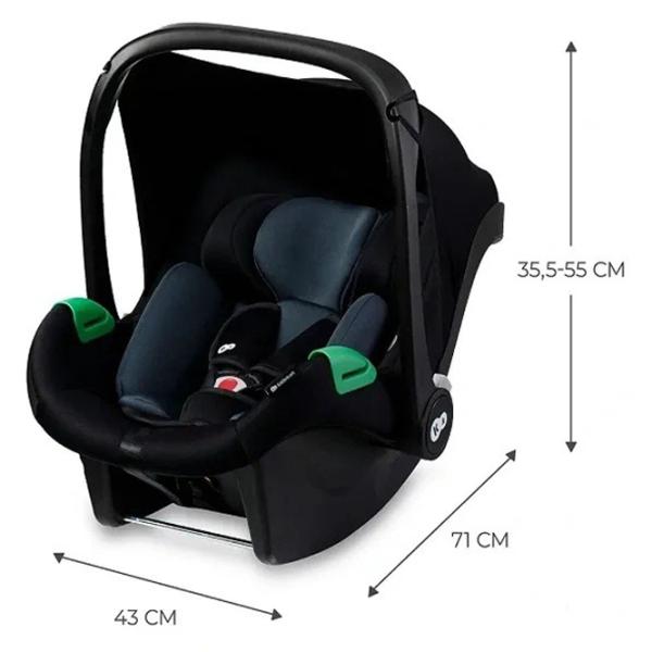 Детское автокресло KinderKraft Mink Pro  0 месяцев - 1 год / 13 кг / Серый photo 6