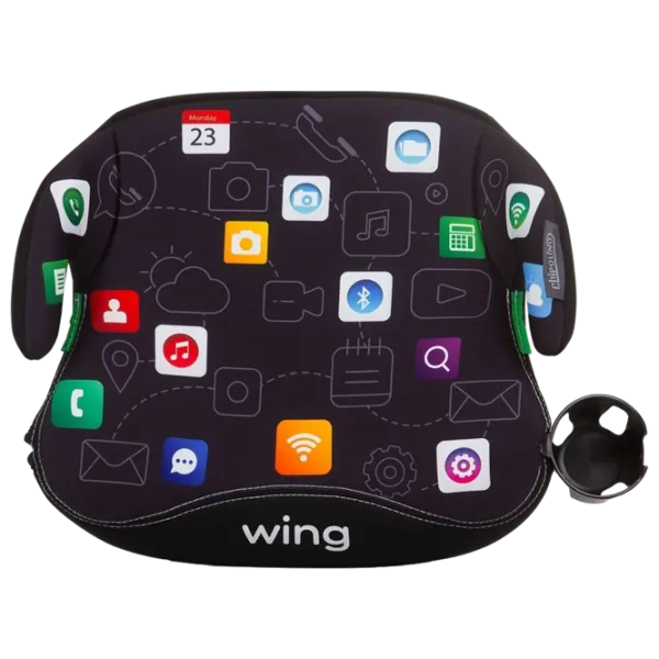 Scaun auto Chipolino Wing  6 ani - 12 ani / 36 kg / Black photo 3 Scaun auto Chipolino Wing  6 ani - 12 ani / 36 kg / Black photo 3